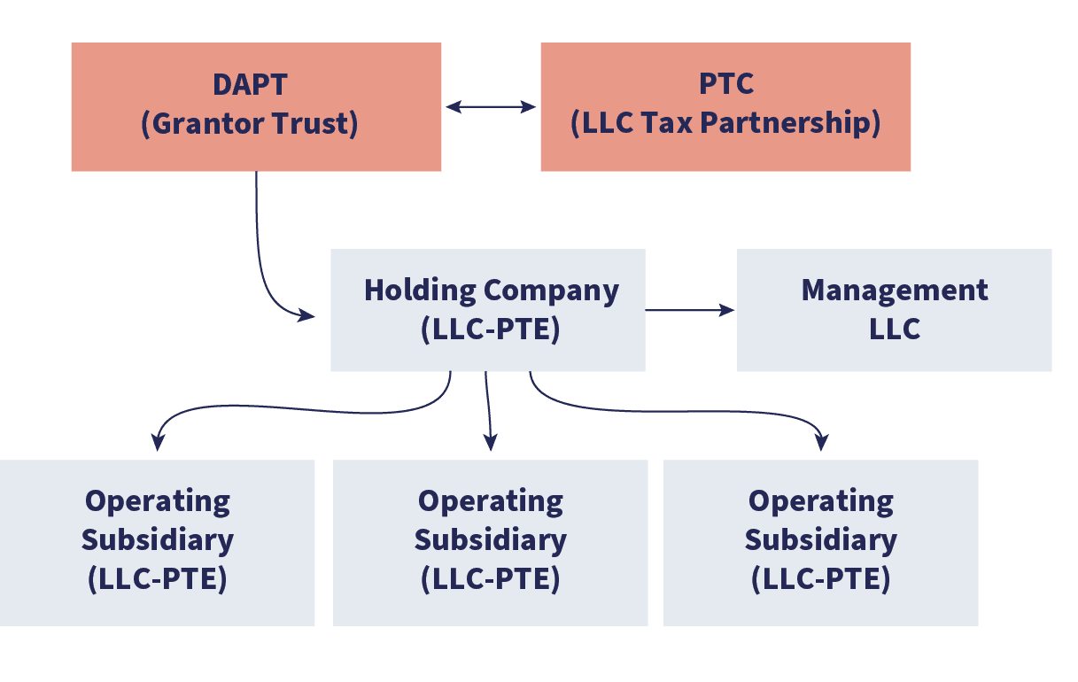 PTC DAPT structure